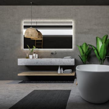 Spiegel Gliss Design Style Framework 11 mm LED Verlichting, Ophalen of Verzenden, Nieuw, Vierkant