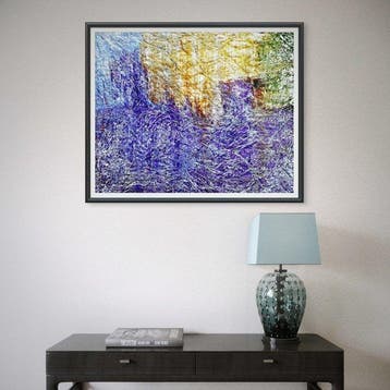 Alessio Mazzarulli - Violet cityscape (n.232) - abstract, Antiek en Kunst