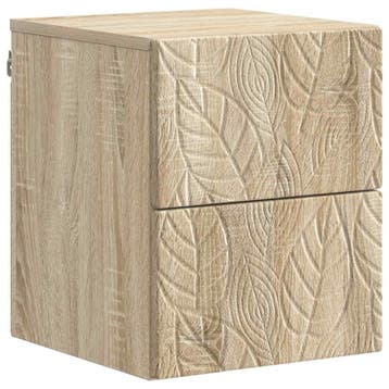 vidaXL Wandbeugel Bedkast Sonoma Eiken 34,5 x 33 x 40 cm, Minder dan 45 cm, Verzenden, Nieuw, Minder dan 55 cm