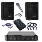 Pa beginners set 2 x 12Inch 2 x 800 Watt Max, Muziek en Instrumenten, Ophalen of Verzenden, Nieuw, 500 tot 1000 watt, P.A.