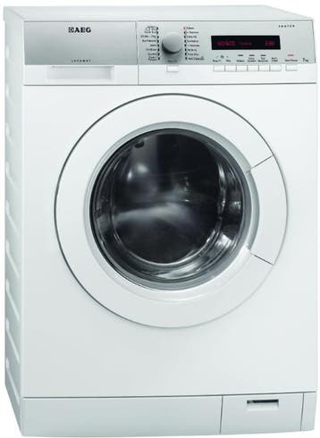 AEG L76672fl - Wasmachine - 7 kg - 1600 tpm - OptiSense -, Ophalen of Verzenden, Zo goed als nieuw, Voorlader, 85 tot 90 cm