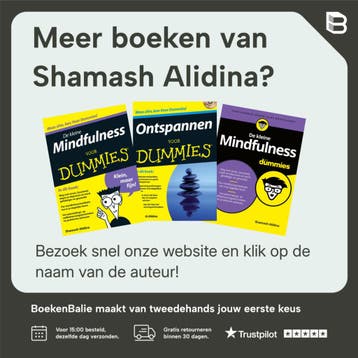 Mindfulness voor Dummies / Voor Dummies 9789045355573, Boeken, Verzenden, Gelezen, Shamash Alidina