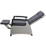 Dallas lounge balkonset 2 delig verstelbaar met verstelbare, Ophalen of Verzenden, Nieuw, Wicker