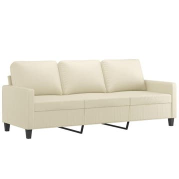 Design bank metaal - Modern - Laatste Stuk!, Kunststof, 150 tot 200 cm, Driepersoons, 75 tot 100 cm