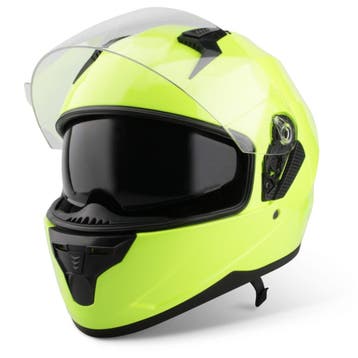 VINZ Kennet - Fluor Geel (Pinlock voorbereid), Verzenden, Nieuw met kaartje, L, Integraalhelm