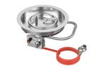 GoFire inbouwbrander rond 39 cm | Flexibel bedieningspaneel, Verzenden, Nieuw