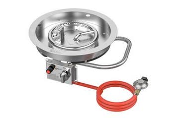 GoFire inbouwbrander rond 39 cm | Flexibel bedieningspaneel, Tuin en Terras, Verzenden, Nieuw