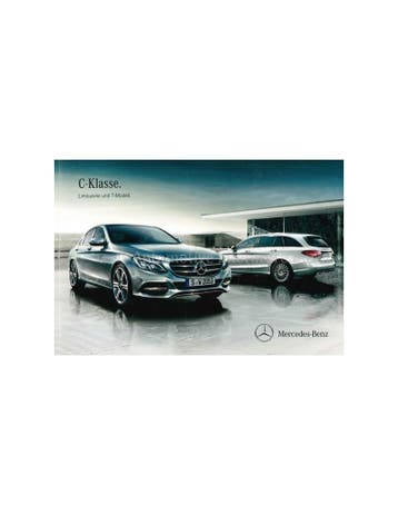 2015 MERCEDES BENZ C KLASSE BROCHURE DUITS, Nieuw, Author