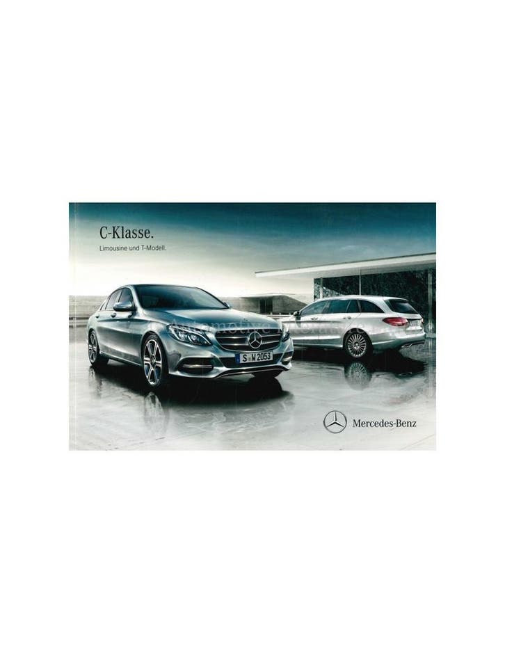 2015 MERCEDES BENZ C KLASSE BROCHURE DUITS, Boeken, Auto's | Folders en Tijdschriften