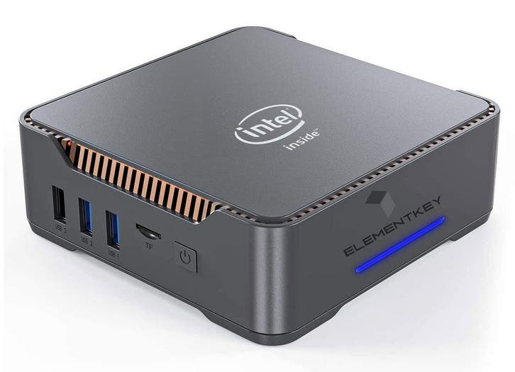 Elementkey iniX3 - Ultra Mini PC - Gemini Lake J4125 - 8GB D, Computers en Software, Desktop Pc's, Verzenden