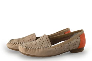 Rieker Ballerinas in maat 39 Beige, Verzenden, Beige, Ballerina's, Gedragen