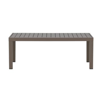 *WOONWINKEL* Loungetafel Met Ribbelblad Bruin, Verzenden, Nieuw