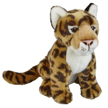 Ravensden jaguar knuffel - pluche - 28 cm - bruin gevlekt, Verzenden, Nieuw