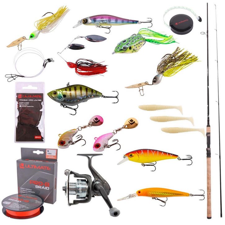Ultimate Mega Spin Set 2.40m (10-30g), Watersport en Boten, Hengelsport | Algemeen, Nieuw, Verzenden