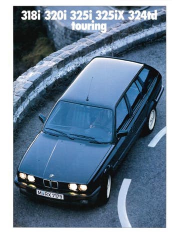 1989 BMW 3 SERIE TOURING BROCHURE NEDERLANDS, Nieuw, BMW, Author