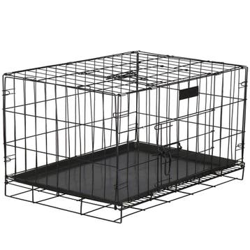 Hondenbench - Opvouwbaar - Kooi - Zwart - 93 x 67 x 56,5 cm, Ophalen of Verzenden, Nieuw
