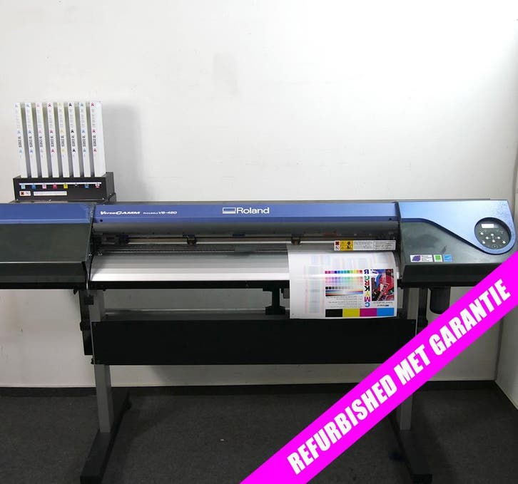 Roland VersaCAMM VS-420 Print &amp; Cut Eco Solvent 24 107cm, Computers en Software, Printers, Inkjetprinter, Kleur printen, Refurbished