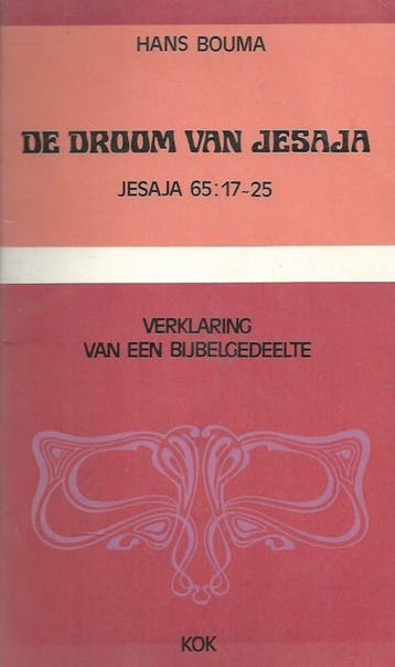Droom van Jesaja - Bouma 9789024200863, Verzenden, Gelezen, Bouma