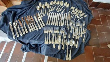 Sambonet - Bestekset voor 12 personen (74) - Parels -