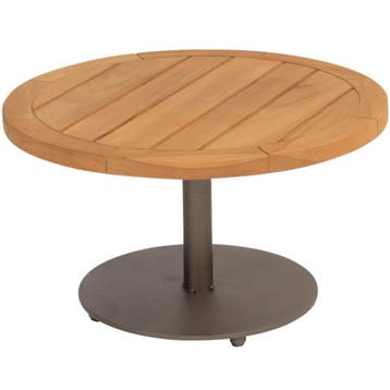 Volta lounge tuintafel met middenpoot 60xH35 cm aluminium, Tuin en Terras, Tuintafels, Ophalen of Verzenden, Nieuw
