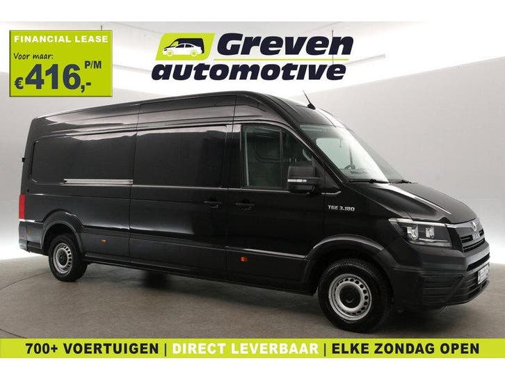 MAN TGE 3.180 L4H3 | Automaat | Airco | Elektrpakket, Auto's, Bestelauto's, Automaat, Diesel, Zwart, MAN