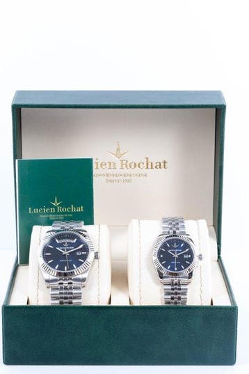 Lucien Rochat - BIENNE - LOVE set - navy blue - 39/31 MM -, Nieuw