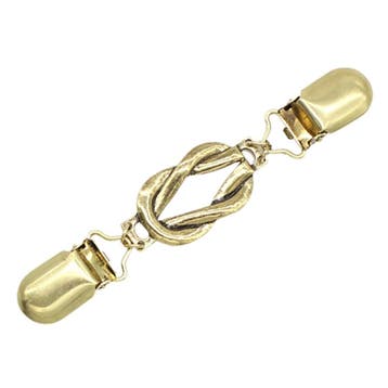 Fako Bijoux - Vestsluiting - Vestclip - Knoop - Goudkleurig, Verzenden, Nieuw