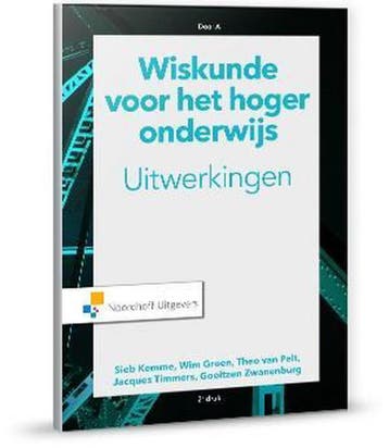 9789001888169 Wiskunde voor het hoger onderwijs uitwerkin..., Verzenden, Zo goed als nieuw, Sieb Kemme