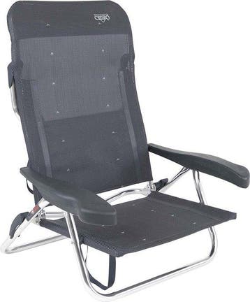Crespo - Strandstoel - AL/221 - Donker grijs, Caravans en Kamperen, Kampeeraccessoires, Verzenden, Nieuw