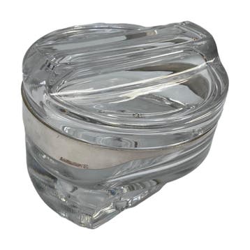 Bonbonierre - Zilver en Glas - H12 x B15, Ophalen of Verzenden