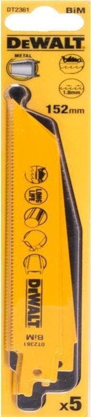 DeWALT DT2361 Reciprozaagblad DEW-DT2361-QZ, Doe-het-zelf en Verbouw, Gereedschap | Handgereedschap, Verzenden, Nieuw