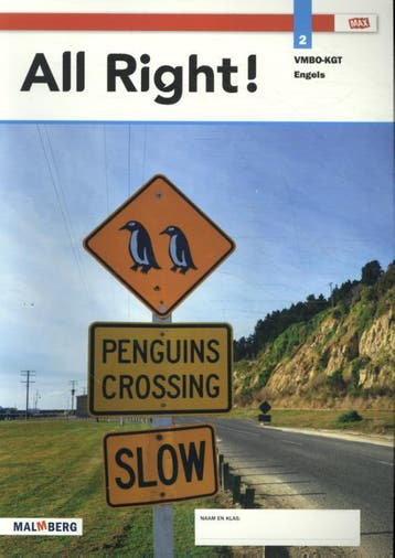 All Right! / 2 vmbo-kgt Engels 9789402069631, Boeken, Verzenden, Gelezen