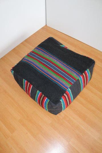 Puff Cases 1 - Kelim - 60 cm - 60 cm, Nieuw