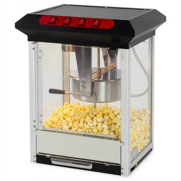 HCB Popcornmachine - compact - zwart - 230V, Verzenden, Nieuw in verpakking, Overige typen