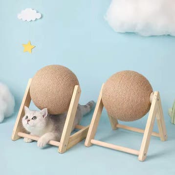 Katten Krab Bal – Sisal Touw Bal Speelgoed – Klein en Groot, Verzenden, Nieuw