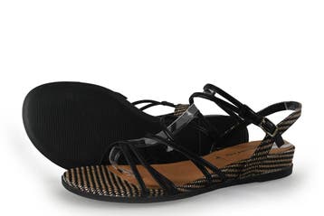 Tamaris Sandalen in maat 39 Zwart, Tamaris, Verzenden, Zwart, Sandalen of Muiltjes