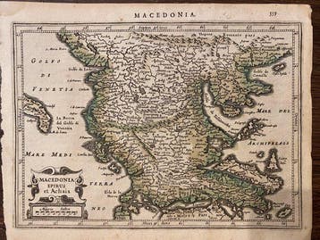 Griekenland - “Macedonië, Epirus en Achaia”; Philippe Clüver, Nieuw