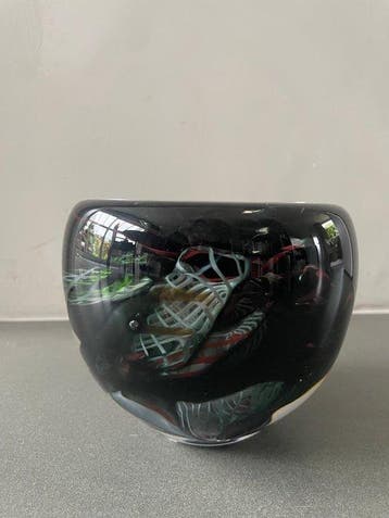Leerdam - Paul Spannenberg - Vaas - Object - Glas - Zonder, Antiek en Kunst