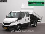 Iveco Daily 35C14 Dubbel Cabine Open Laadbak Dubbellucht Air, Stof, Gebruikt, Euro 6, Iveco