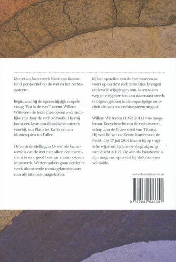 De wet als kunstwerk 9789089533357 Willem Witteveen, Verzenden, Zo goed als nieuw, Willem Witteveen