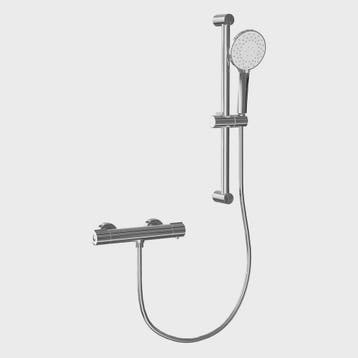 Thermostatische Douchekraan Set met Handdouche en 3 Straalst, Doe-het-zelf en Verbouw, Sanitair, Verzenden, Nieuw