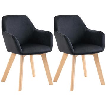 TRUUSK Set van 2 Ergonomische Keukenstoelen - Met Verlengde, Verzenden, Nieuw