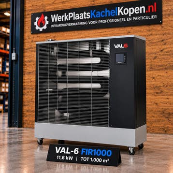 VAL6  infrarood kachel verwarming heater BETER IS ER NIET!, Ophalen of Verzenden, Nieuw