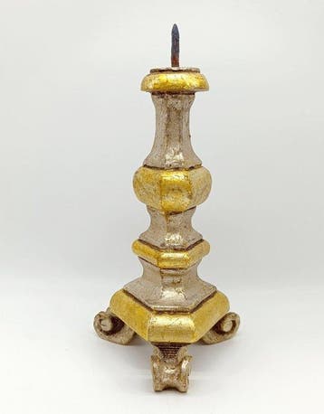 Kaarsenhouder - Bladgoud