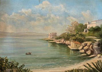 Europese school (XX) - Veduta di mare