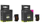 Geschikt HP 302XL F6U68AE zwart & HP 302XL F6U67AE kleur, Nieuw, Cartridge, Inktmedia