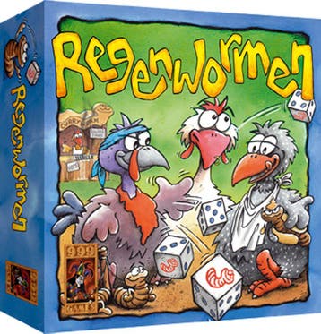999 Games Regenwormen dobbelspel -  van €16,99 voor €13,59, Ophalen of Verzenden, Nieuw