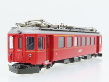 Bemo H0m - 1265 122 - Modeltrein motorwagen (1) - Type ABe, Hobby en Vrije tijd, Nieuw