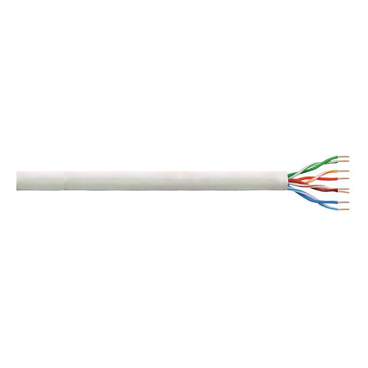 Cat6 Patch 305m. U/UTP Grijs LogiLink AWG24 CCA (Kabels UTP), Computers en Software, Pc- en Netwerkkabels, Nieuw, Ophalen of Verzenden