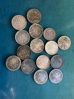 Frankrijk. Lot de 15 monnaies en argent (14 x 50 centimes